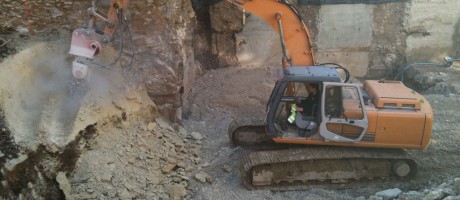 Démolition rocher