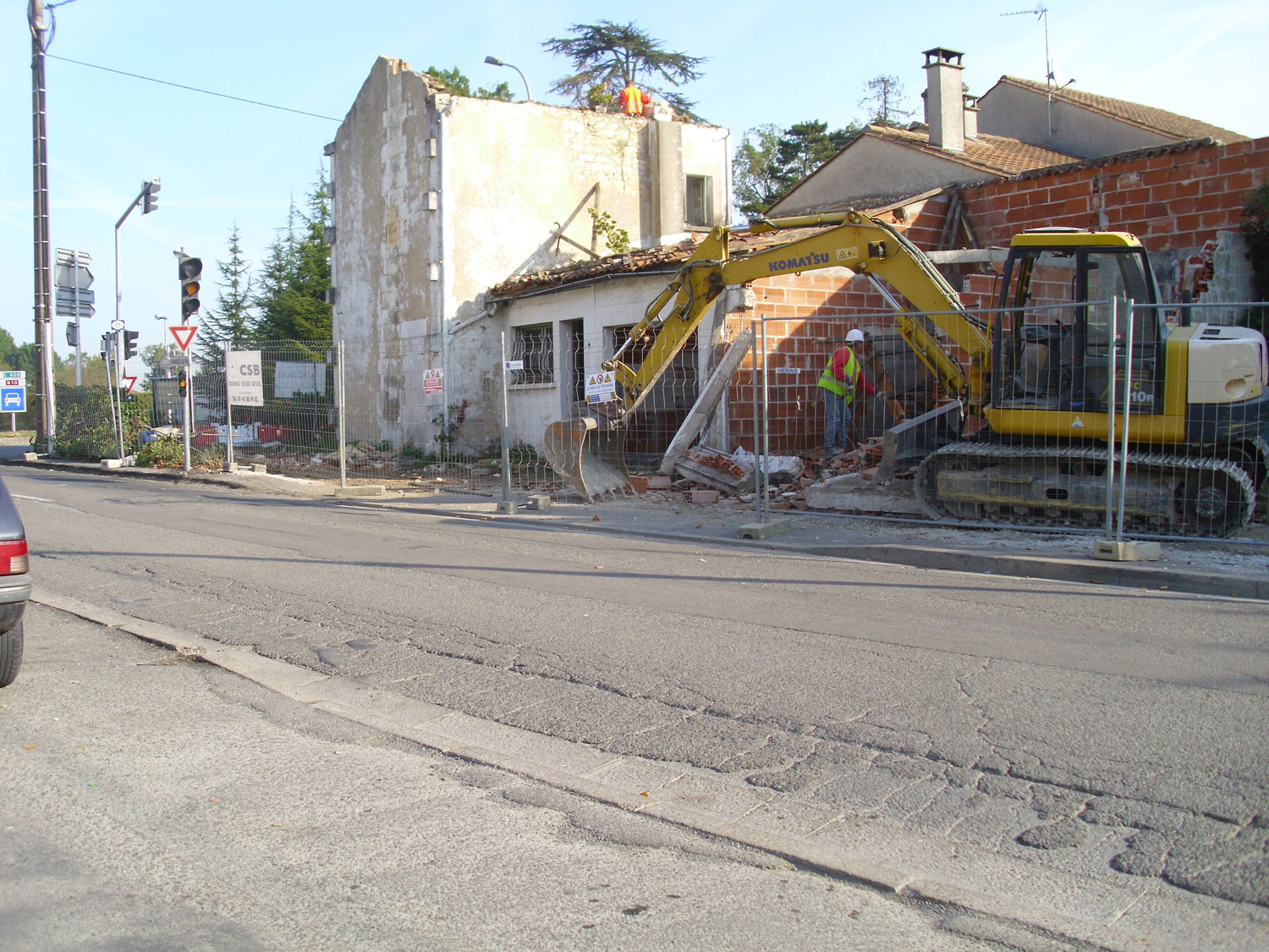 Démolition batiment